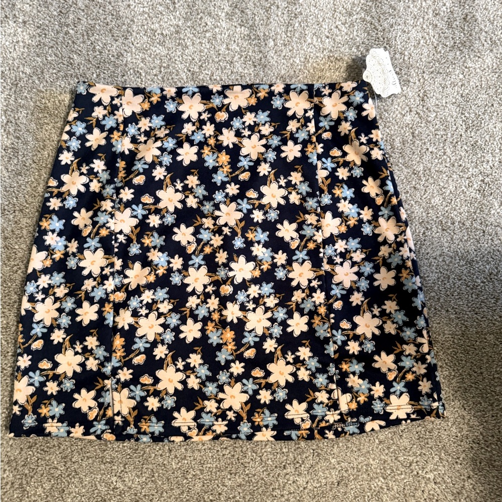 Altar'd State Orange Mini Pencil Skirt Casual